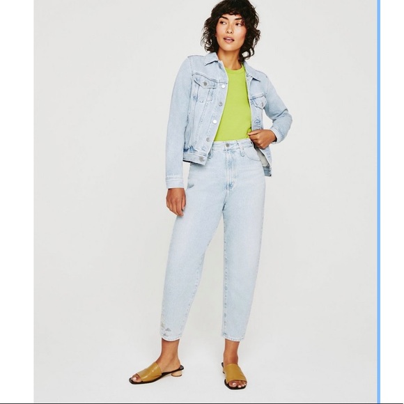 AG Adriano Goldschmied - RENN High Rise Barrel Fame Embroidered Jeans - Picture 2 of 11